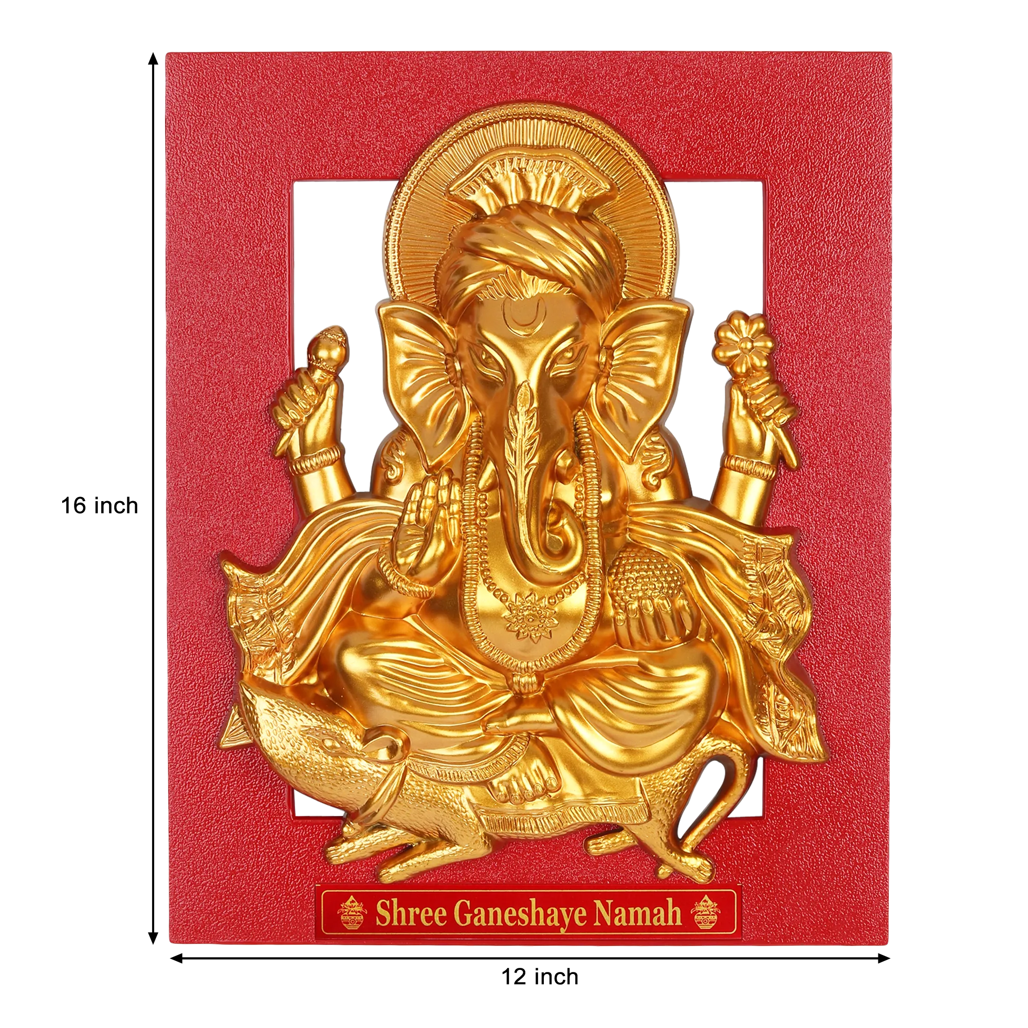 GP06 Ganesh Ji Red Golden